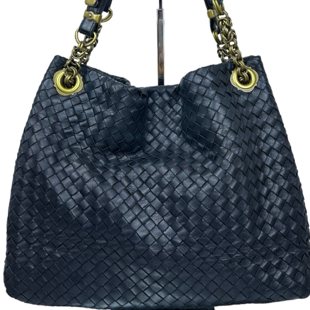 BOTTEGA VENETA SMALL LOOP LEATHER SHOULDER BAG and  free matching Wallet Bottega